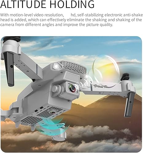 Miniatura 4 de Mini dron con cámara dual HD 1080P - Cuadricóptero RC mejorado 2024 para adultos y niños, WiFi FPV RC Drone para principiantes, aviones RC para