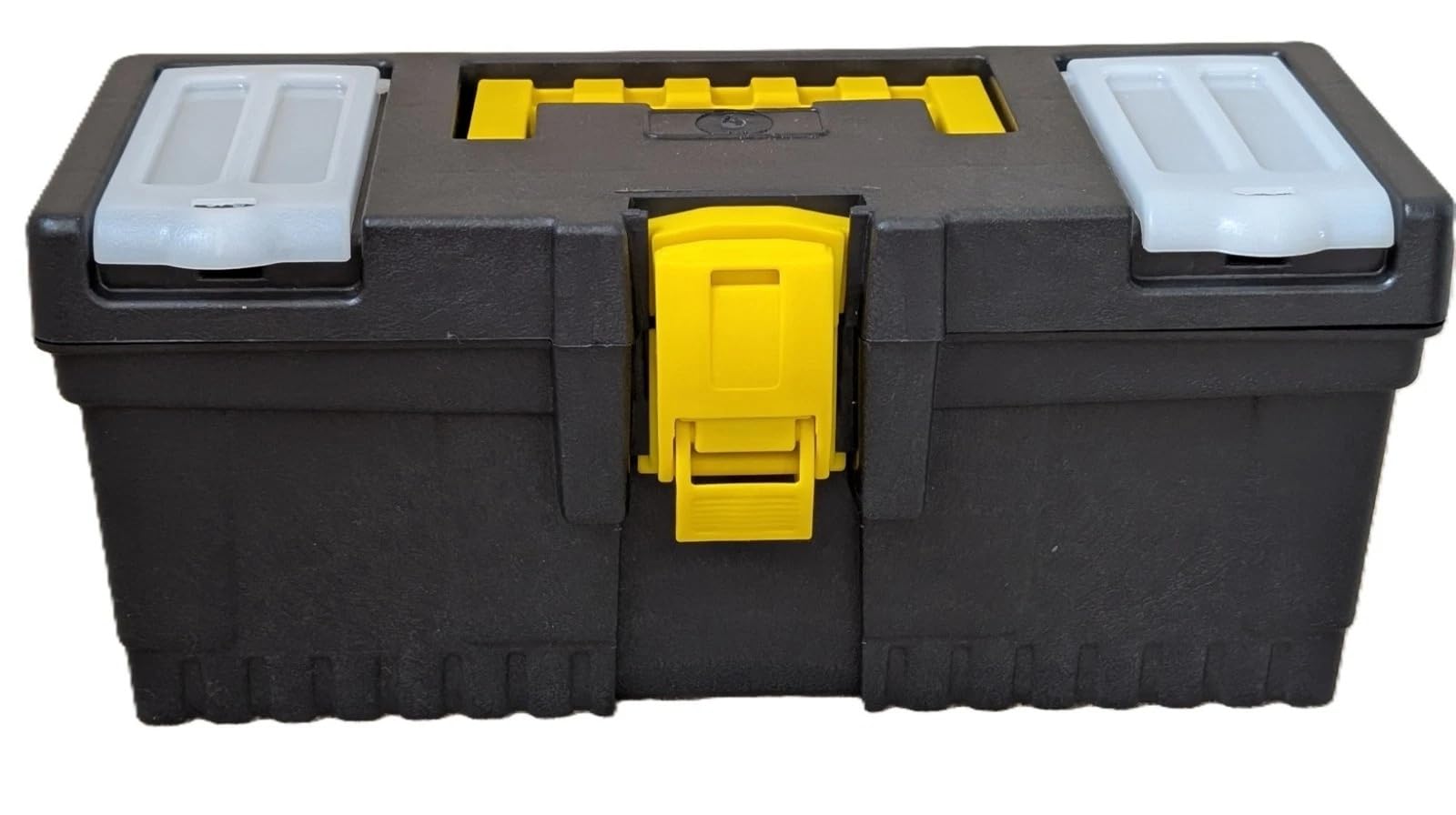 Strong Plastic Toolbox Chest Storage Tool Organiser Tool Box Case with Handle (13")