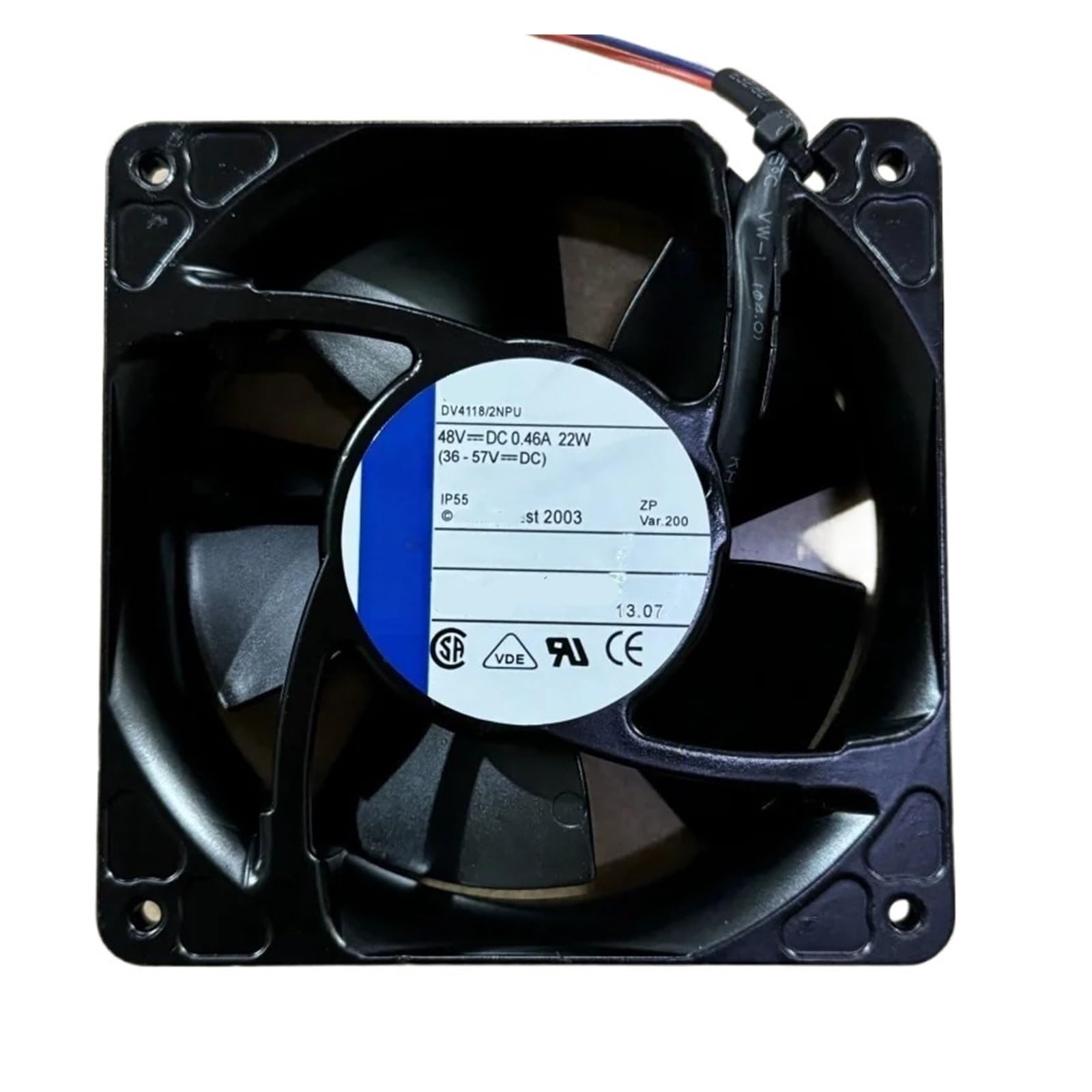 LZIKKGKI DV4118/2NPU DV4118NPU DV4118NPR fan 48VDC Cooling Fan(DV4118NPR)