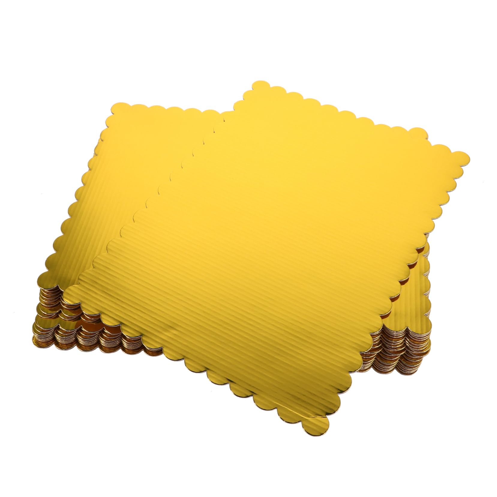 Cabilock 20pièces à Gâteaux Rectangulaires Carton Ondulé Base De Gâteau pour Gâteaux Feuille Support De Pâtisserie Jetable