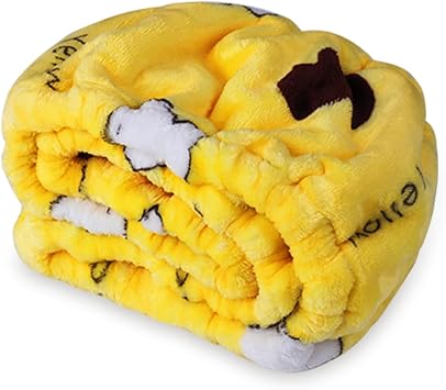 ICZW Gripper Strip Frame Cover Rug Hooking Frame Cover Flannel for 19.6" x 19.6" Frame Yellow
