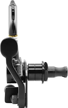 Hipshot GB7 Bass Xtender Bass Side Black Bundle with a Lumintrail Polishing Cloth