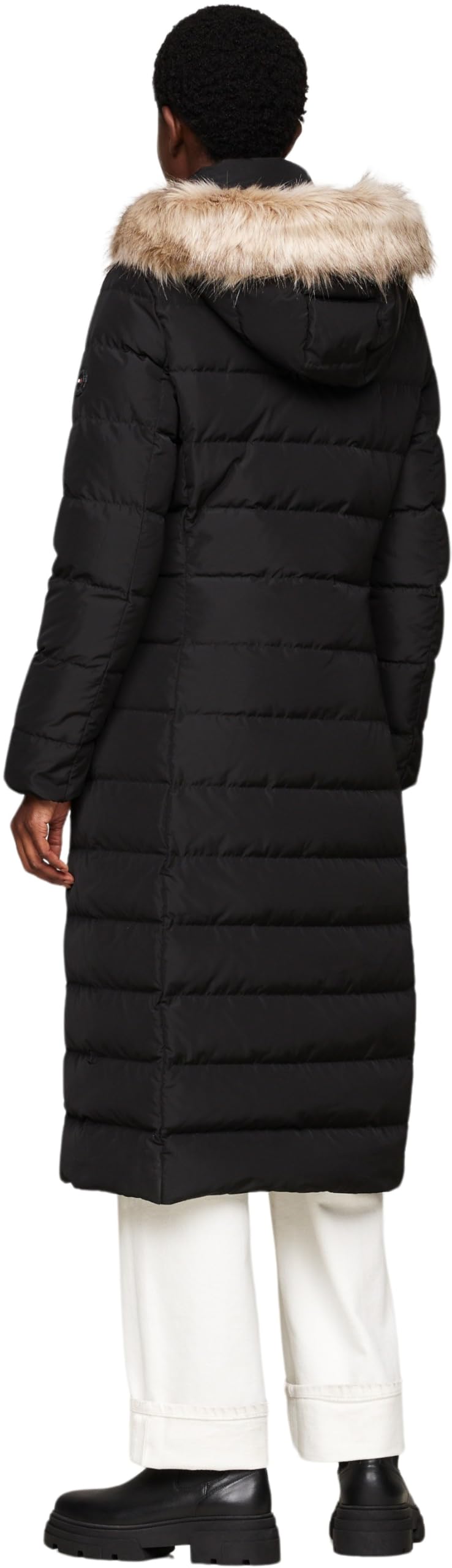 Tommy Hilfiger Płaszcz puchowy Kobiety Heritage Puchowa Tyra Maxi Z Futrem Ww0ww43601