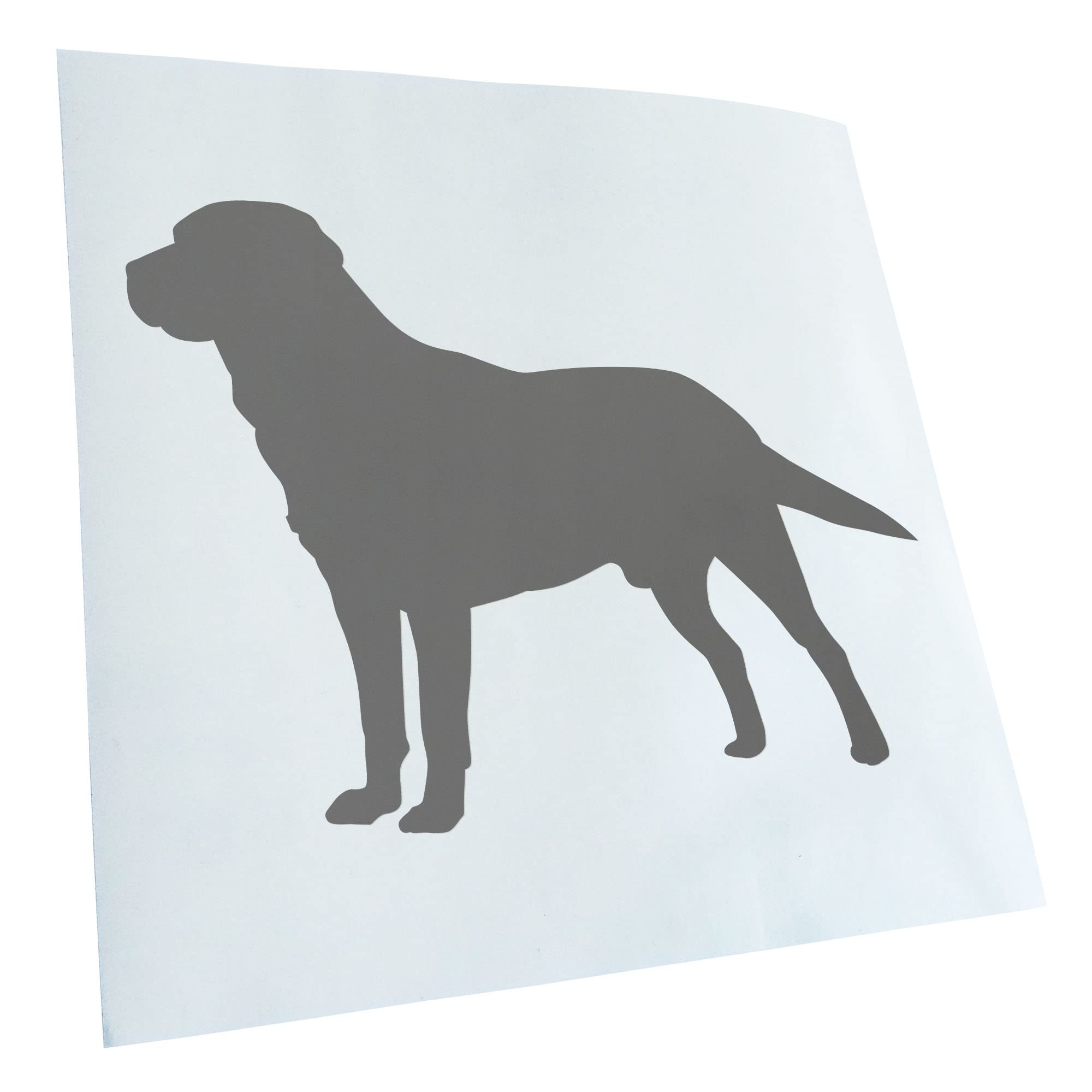 Kiwistar - Car Sticker - Grey - 40 x 31 cm Labrador Dog Retriever - Rear Window Car Sticker Weatherproof for Car Truck Moped Truck - Sticker Exterior Self-Adhesive Tuning Accessories for Window