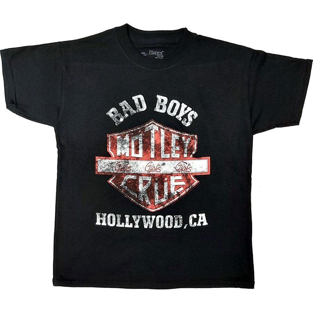Motley Crue Childrens/Kids Bad Boys T-Shirt (11-12 Years) (Black)