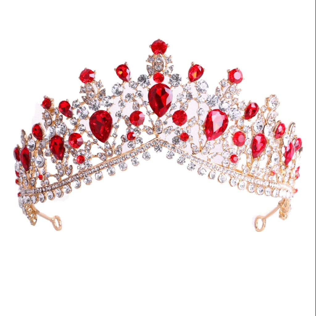 RiJpex RiJpex Corona de Diamantes de imitación, Tiara de Boda, Tocados-Cristal Princesa Reina Diadema Diamante de imitación Dama de Honor Novia Coronas y Tiaras for Fiesta de Boda