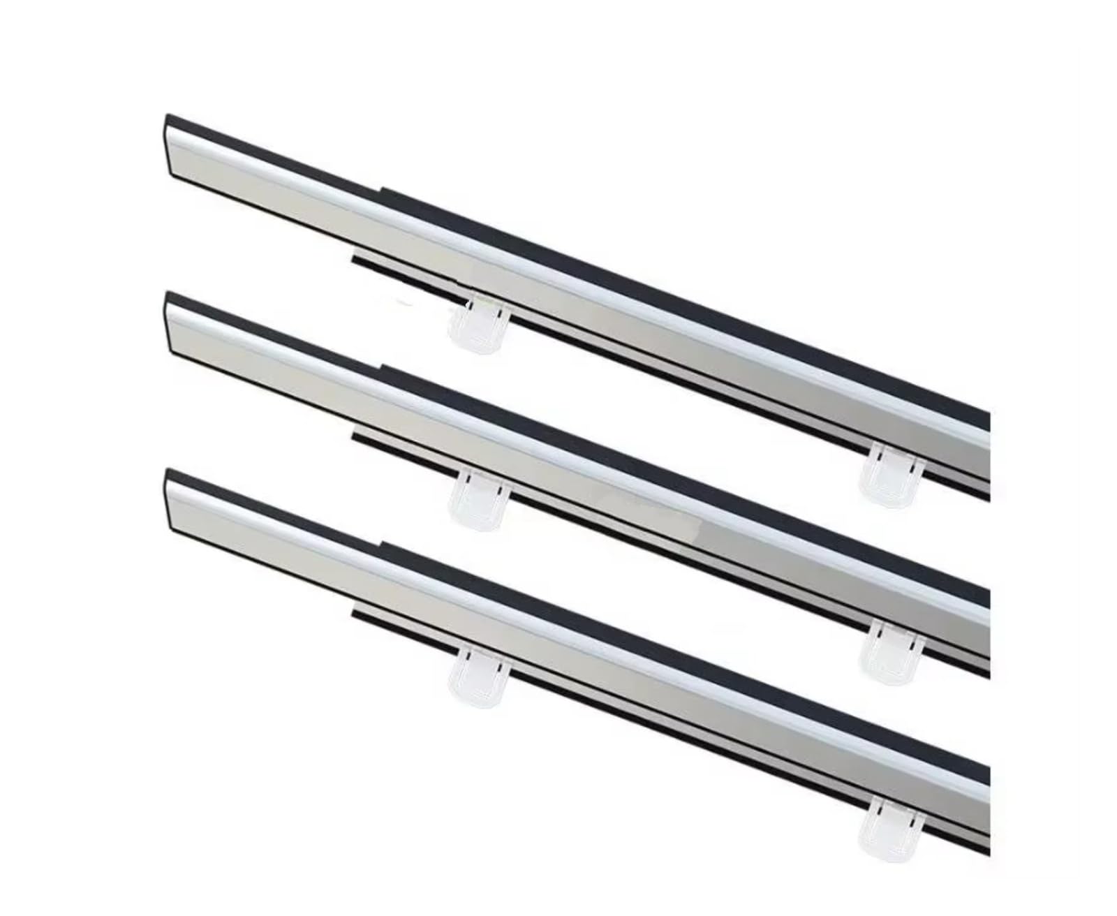 for CRV 2007-2011 Glass Protector Weatherstrip 1 Set 93.5 111cm 4 X 72450-SWA-A01 Chrome Outside Windows Rubber Car Door Seal Protector