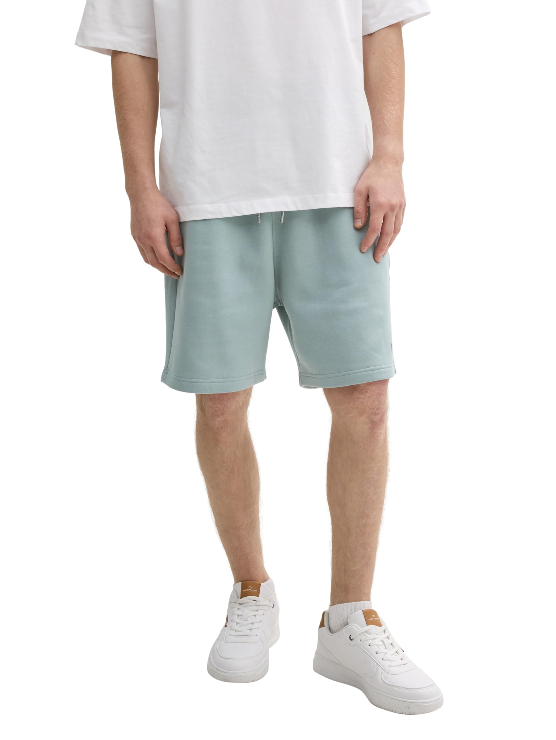Tom Tailor Denim Herren Relaxed Fit Jogger Sweat-Shorts