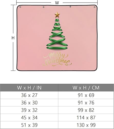 Miniatura 7 de Funda magnética de Navidad para chimenea de 36 x 27 pulgadas, manta decorativa para chimenea, cubierta aislante para pérdida de calor, para