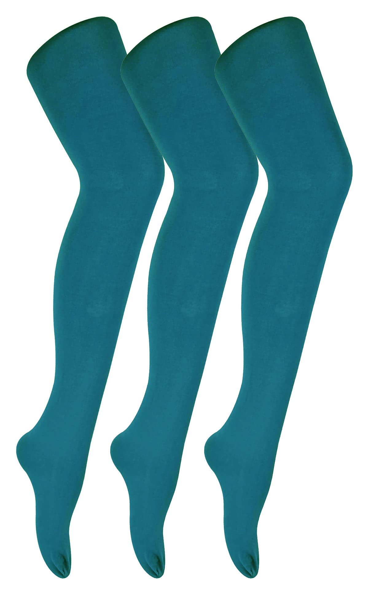 Sock Snob 3 Pair Multipack Womens Plain Coloured Opaque 80 Denier Tights