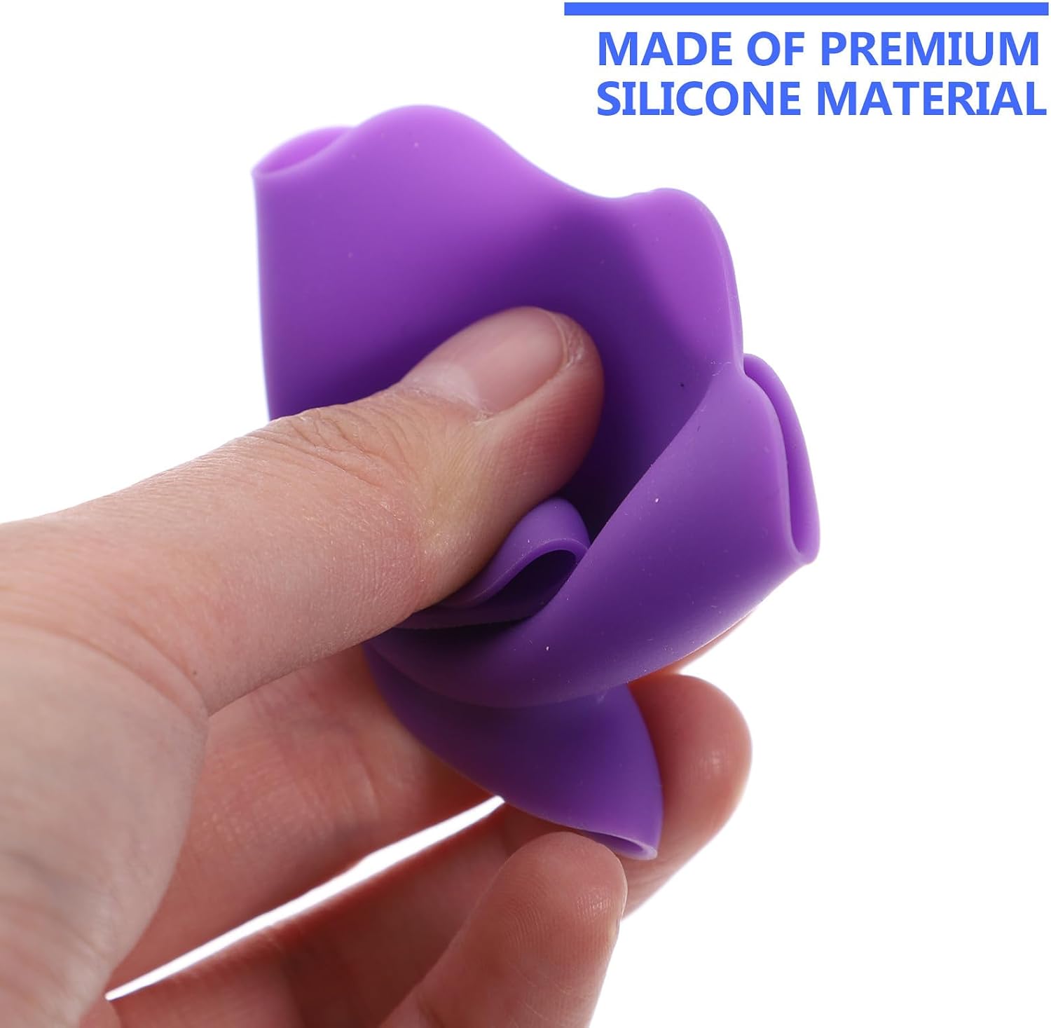 5pcs Silicone Egg Cup Holder for Boiled Eggs, Purple Dining Cup