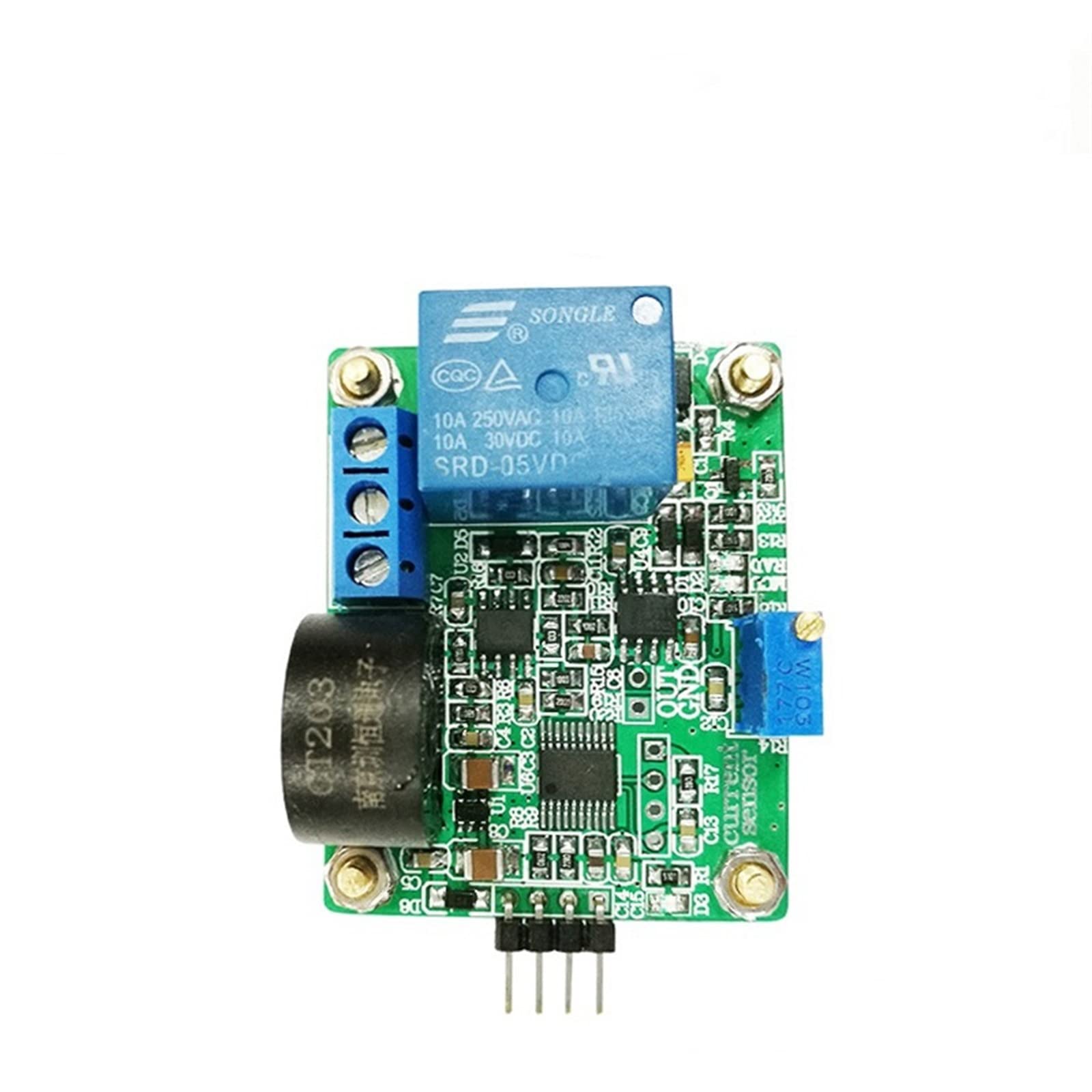 QEFHSVVZE AC Current Detection Module 5A10A20A50A Transformer Current Protection Control Relay(Ct350 20a)