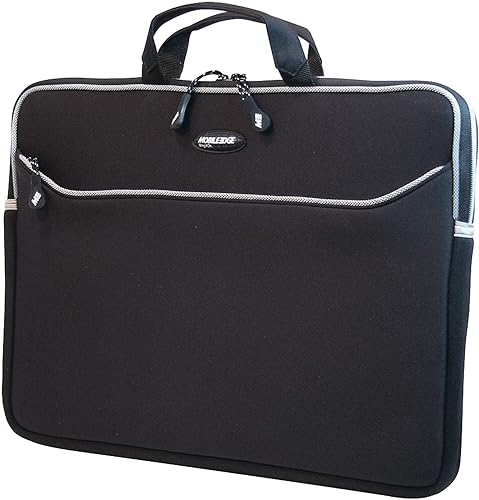 Mobile Edge SlipSuit MESS1-173 - Funda protectora para laptop de 17.3 pulgadas, de neopreno, con asa para viajes, trabajo, negocios, mochila, color