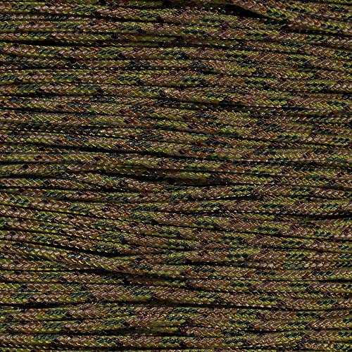 Paracord Planet 95lb Paracord – 1 Strand Type I Parachute Cord for Outdoors and DIY – Multi Camo (50 ft)