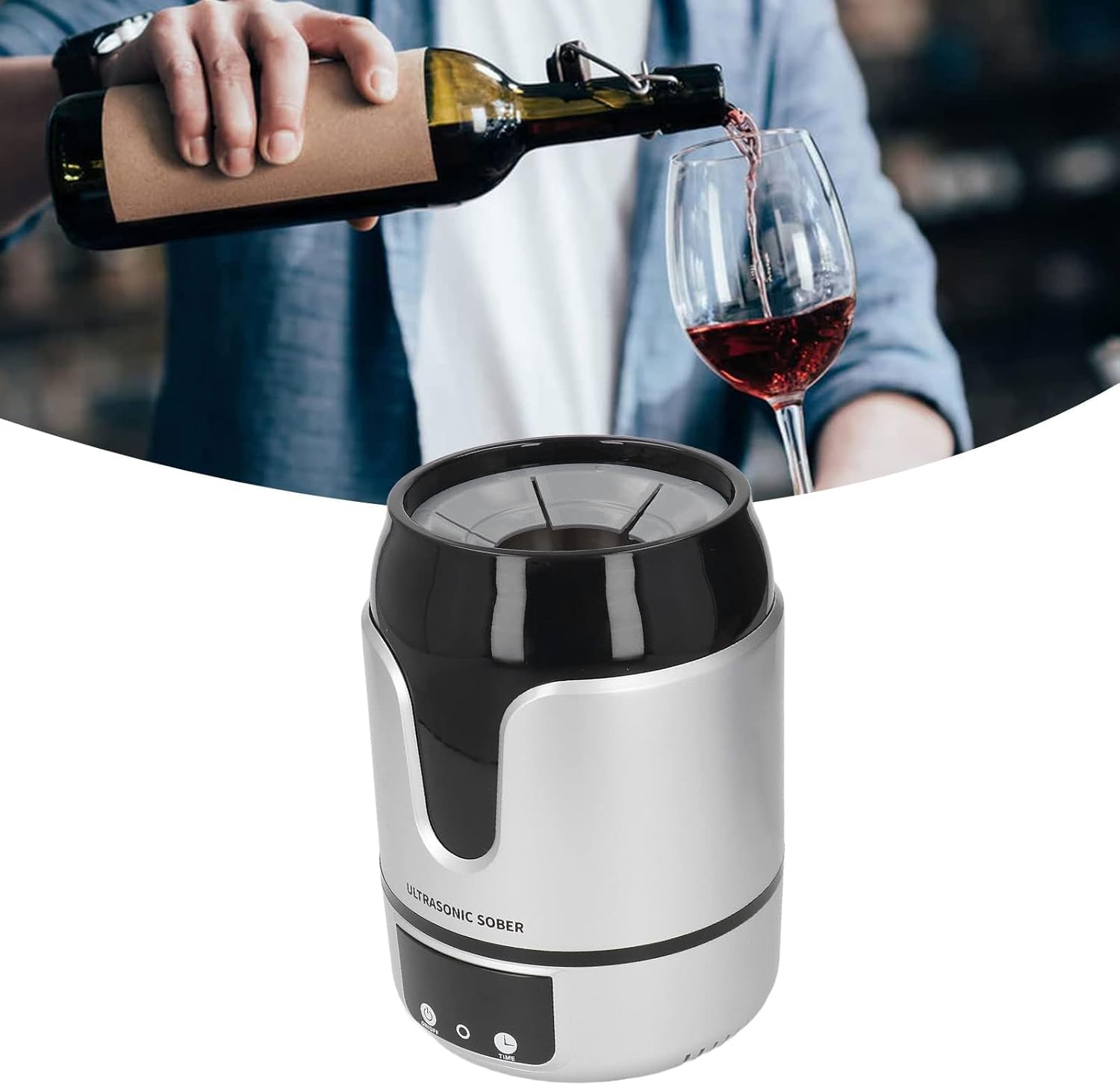 Vinxper 全自動ワインエアレーター Amazon | Vinxper ワインエアレーター 0~4時間調節可能 充電式