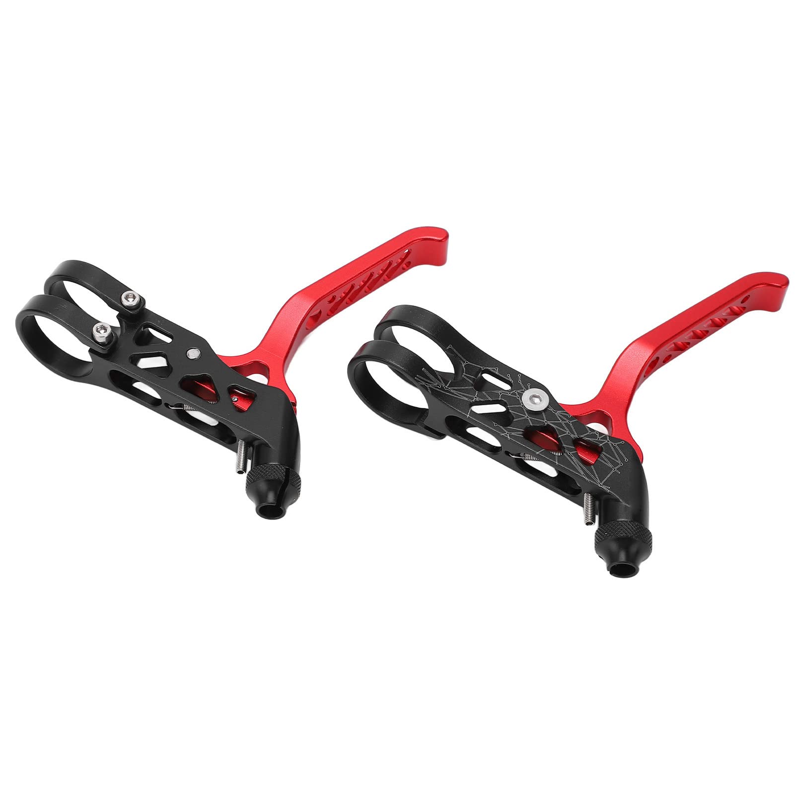 Kadimendium Fahrrad-Bremshebel, Fahrradbremse, leicht, stabil, 22,2 mm Öffnung, Aluminiumlegierung für 3sixty Mountainbike (rot)