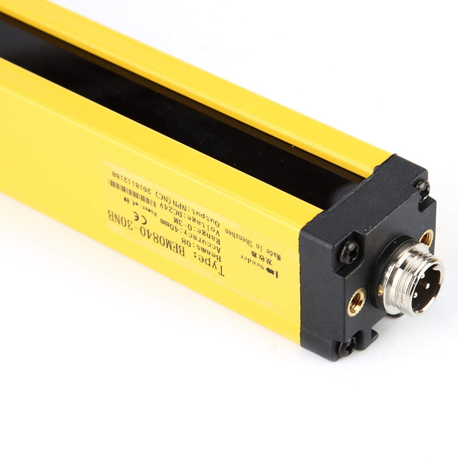 BEM0840 30NB 24VDC Kunststoff Sicherheitsgitter Lichtvorhang 8 Balken Infrarot Durchlichtsensor Gitterlineal Ca .