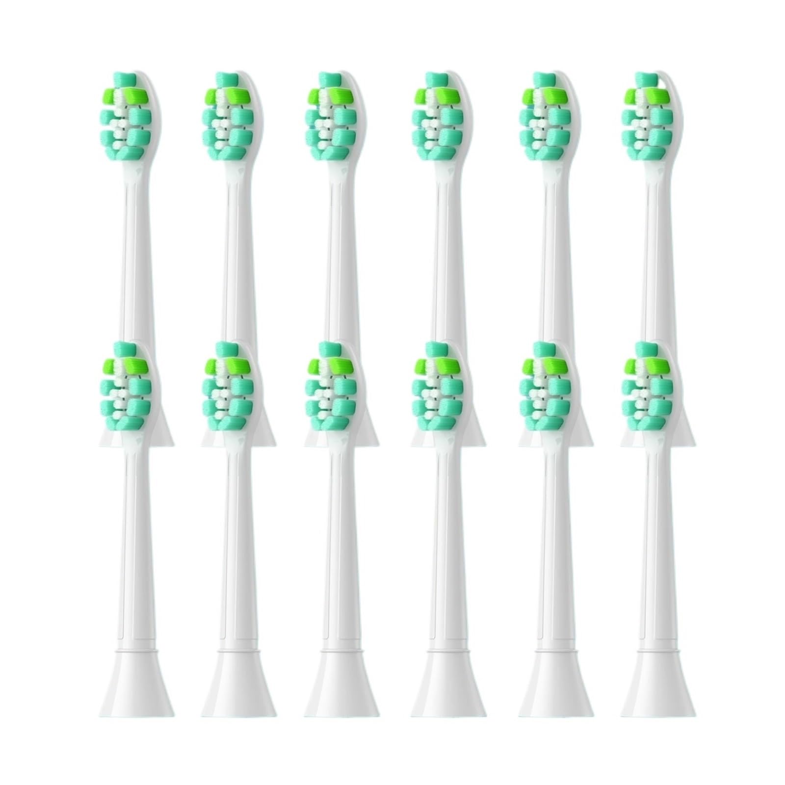 Cabezales de cepillo dental, paquete de 4-16, adultos | Opciones de 4 a 16 piezas, cabezales para adultos(12pcs White)
