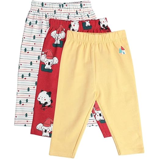 Mini Klub Baby Knitted Cotton Bottoms Pack of 3