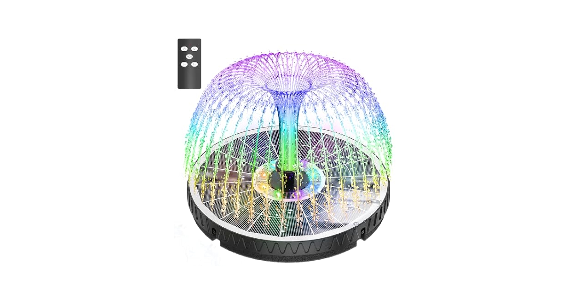 Amazon.com : GAIZERL Remote Control Solar Fountain, 2025