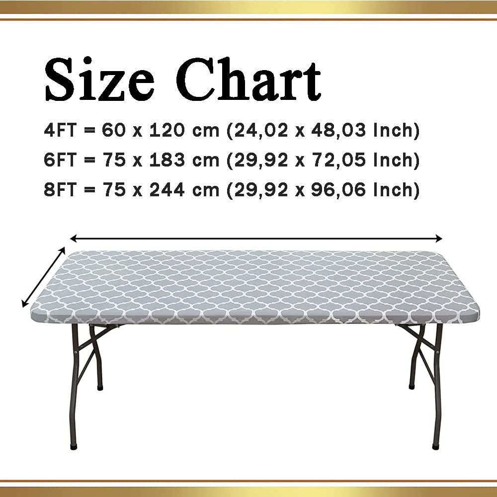 Tovaglia Rettangolare FANSU Impermeabile E Antimacchia – 140x140 Cm, Verde Scuro, Con Stampa Astratta, Per Cucina E Giardino - 2