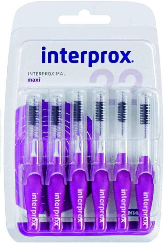 Interprox Maxi Interdental Brushes Purple Pack of 6