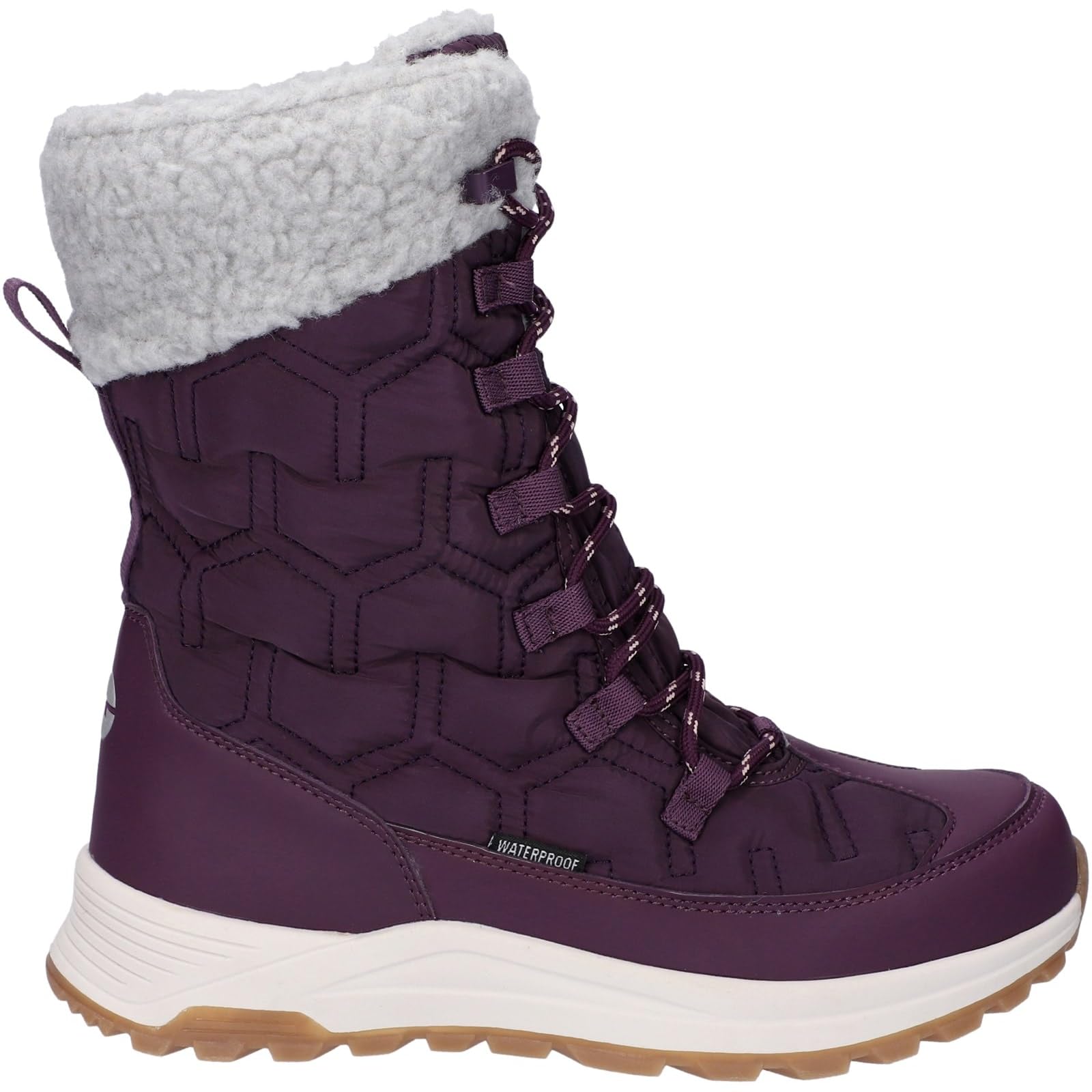 Hi-Tec Damskie buty śniegowe Sophia WP Italian Plum/Sepia Rose-4, 4 UK