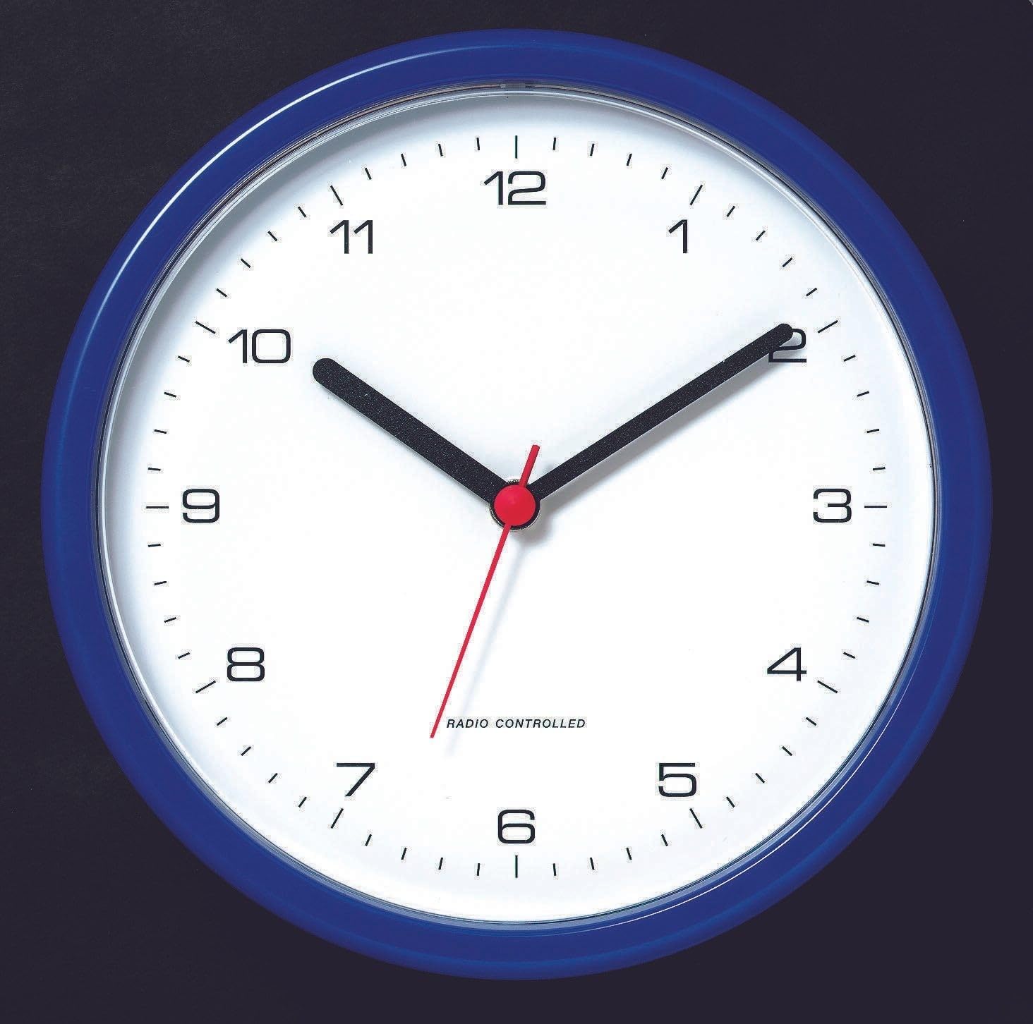 Radio Clock Design Blue (51.001.216)