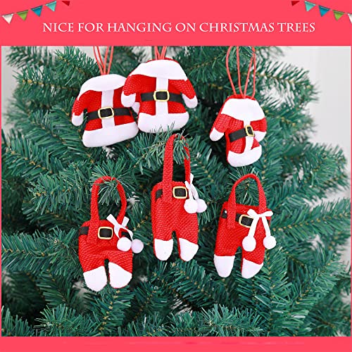 Warmstor 8 Pieces Christmas Santa Claus Silverware Holders Tableware Holder Knife Fork Pouch Bag For Xmas Tree, Restaurant Hotel Party Holiday Festival Celebration Table Decoration #TOP6
