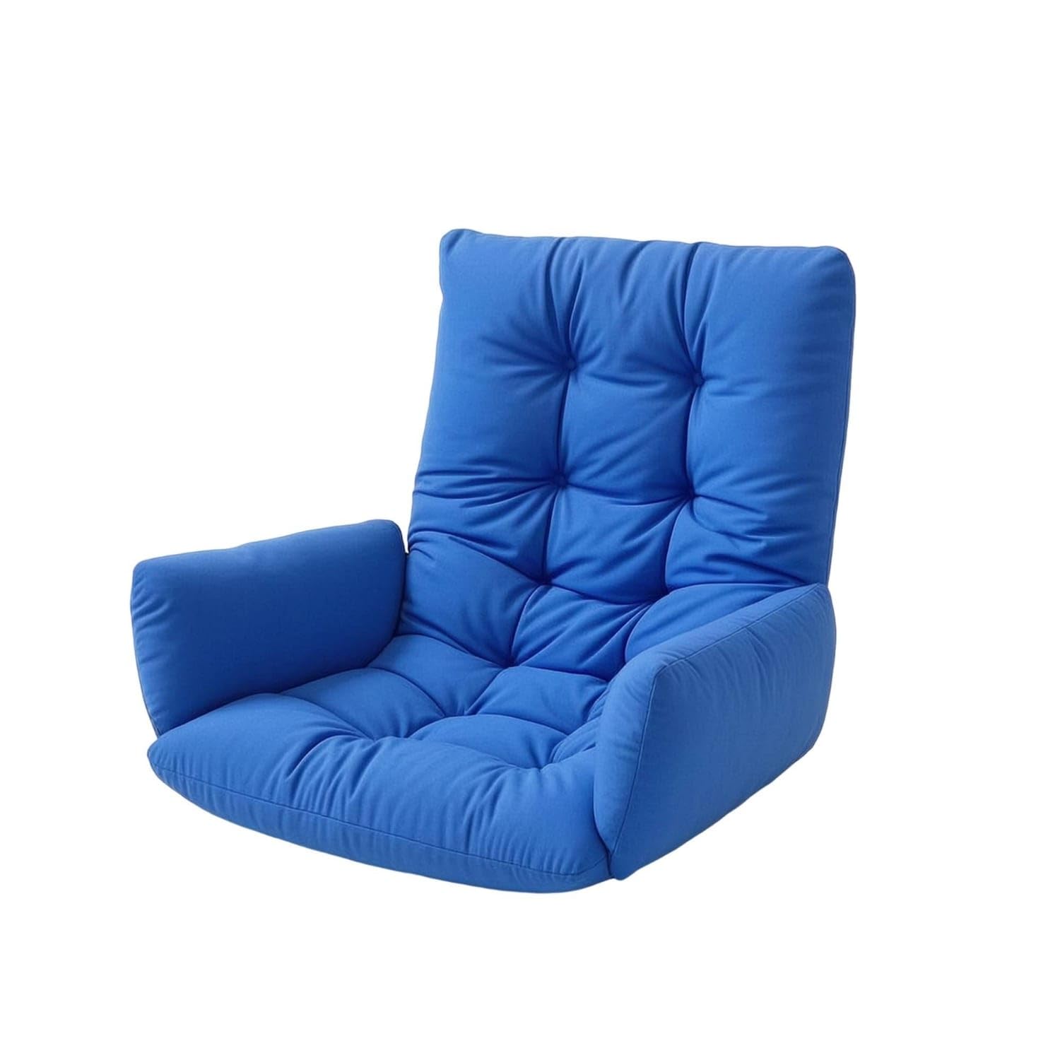 Tufted Hanging Swing Egg Chair Cushion Padded Egg Chair Cushion Quilted Soft for Patio, Balcony, Sunroom, Reading Corner, Royal Blue, Regular-image-10