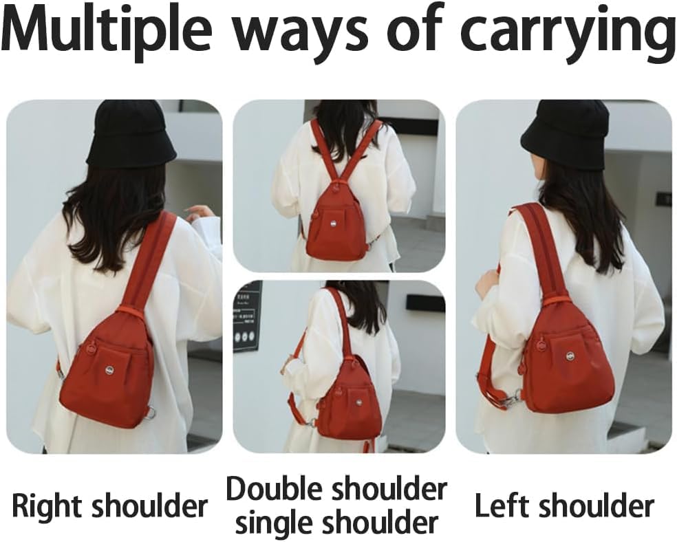 Pickelect Commuter Bag,Pickelect Waterproof 2-Way Commuter Bag,Large Capacity Oxford Convertible Shoulder Travel Bag3