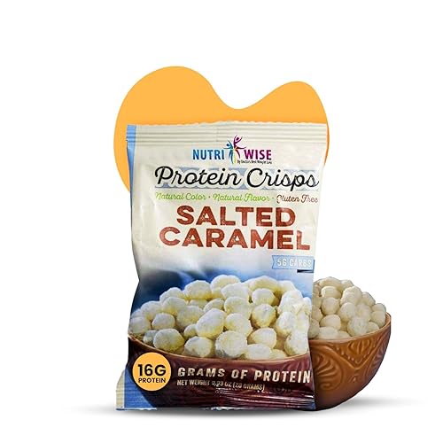 NutriWise - Patatas fritas de proteínas 7bolsas Snack saludable y delicioso de dieta Sin gluten, bajo en grasa, bajo en azúcar, bajo en