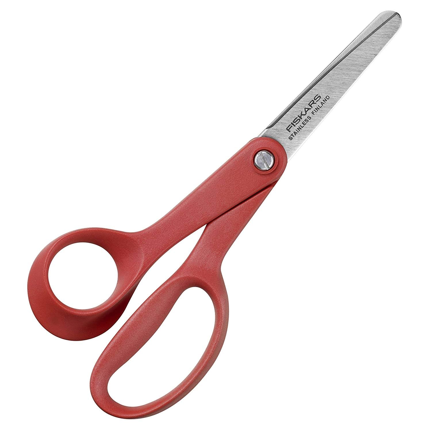Fiskars Unisex Kids Red Children's Left Handed Scissors 13Cm