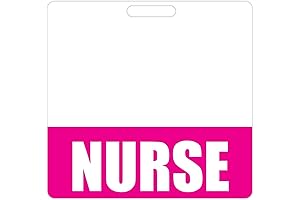 Nurse Badge Buddy: Durable Horizontal Badge Tags for Essential Healthcare Professionals
