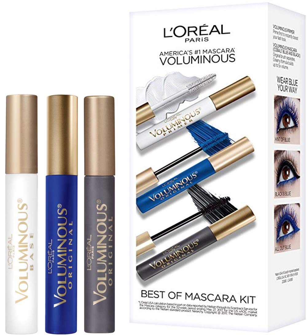 L'Oreal Paris Makeup Best of Voluminous Mascara Gift Set, Voluminous