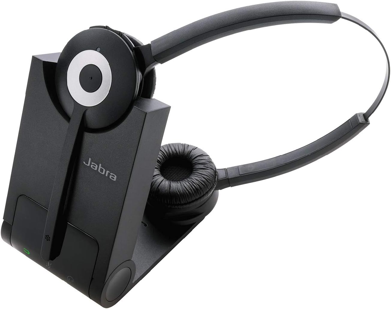 Jabra Pro 930 Duo wireless DECT headset certified for Microsoft Skype for Business, UK version, USB-A and UK Plug