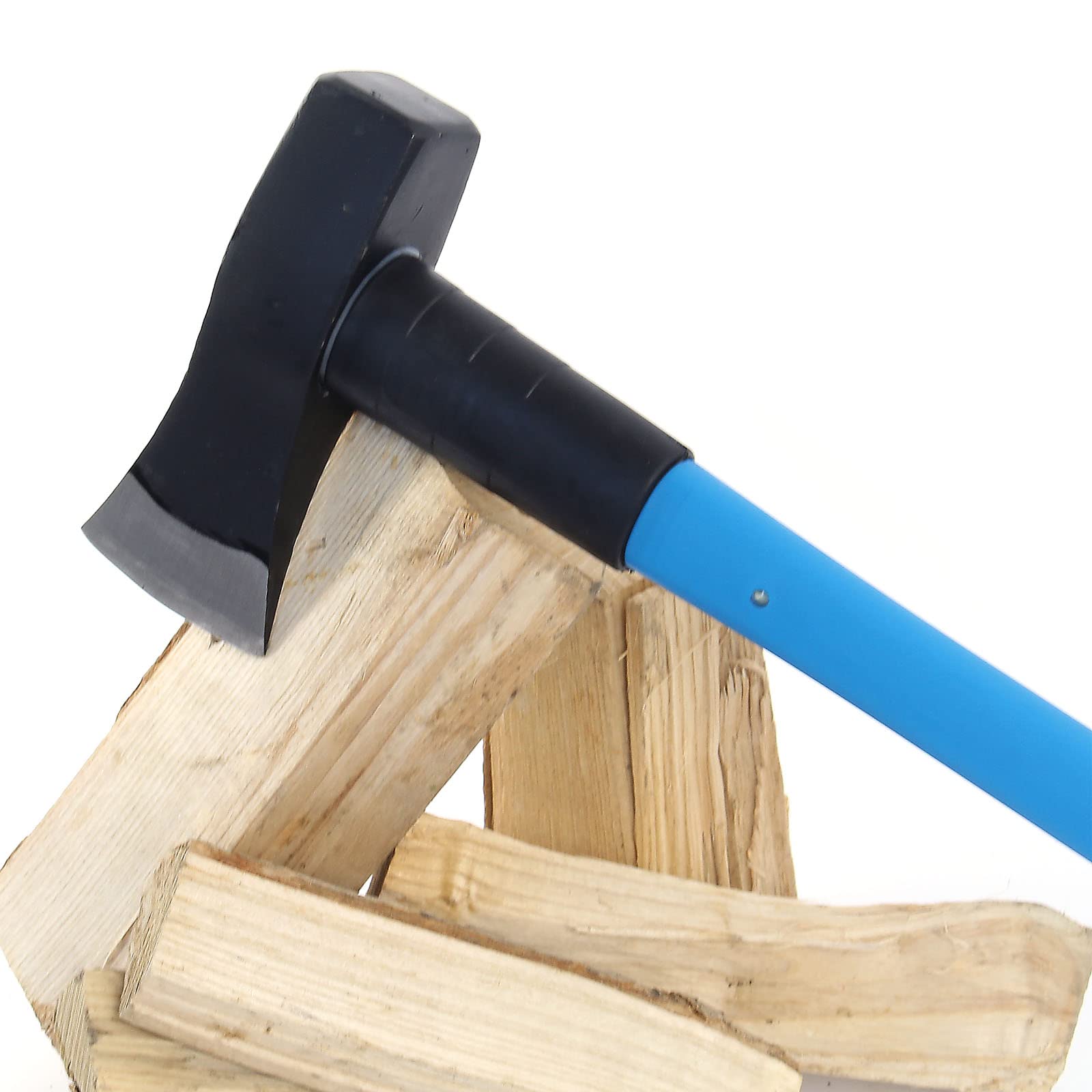 Accetta Da Spacco Wiltec 1000g Con Manico In Fibra Di Vetro 600mm - Per Legna E Attività Outdoor - Foto 5