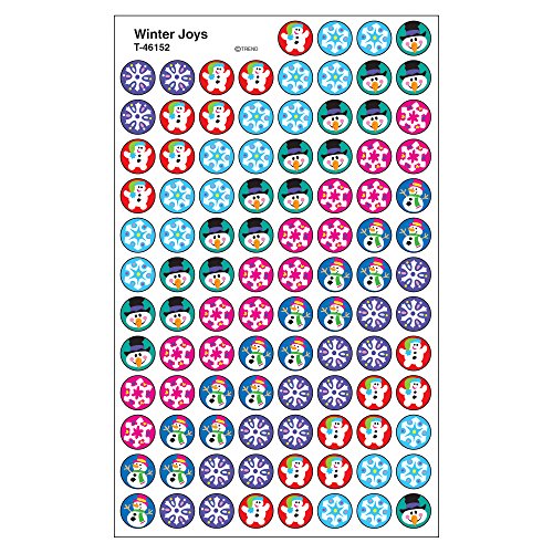 Trend Winter Joys superSpots Stickers, Classroom Incentives, 800 Count
