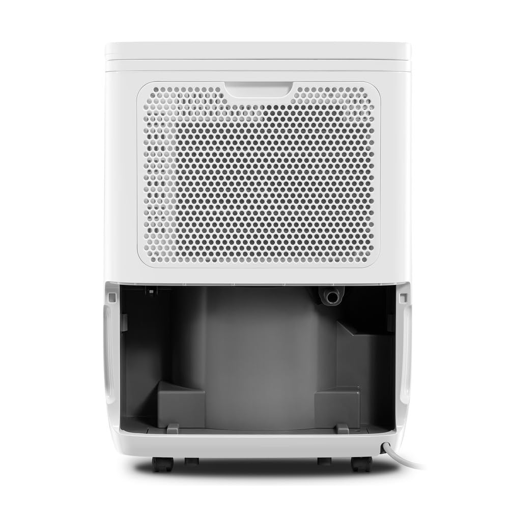 TROTEC Deshumidificador eléctrico TTK 27 E – Potencia 12 L/día – Superficie 15 m²/37 m³ – Deshumidificador con apagado automático | Dispositivo deshumidificador, con apagado automático