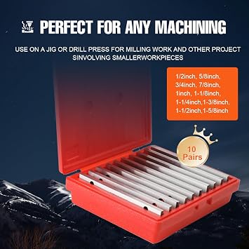 Parallelset Thin Parallel Bar Set, 10 Pair Parallel Blocks