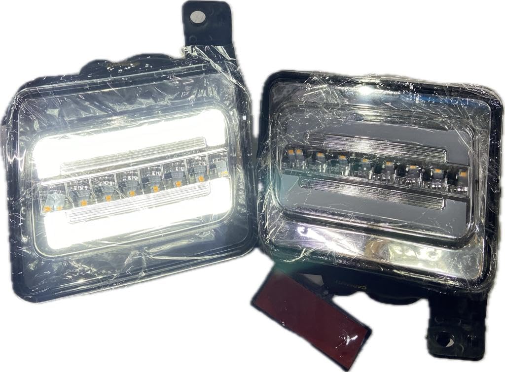 CARMART DRL with matrix Indicator compatible for THAR 2021 22 Type STYL (SET OF 2)-picture-22