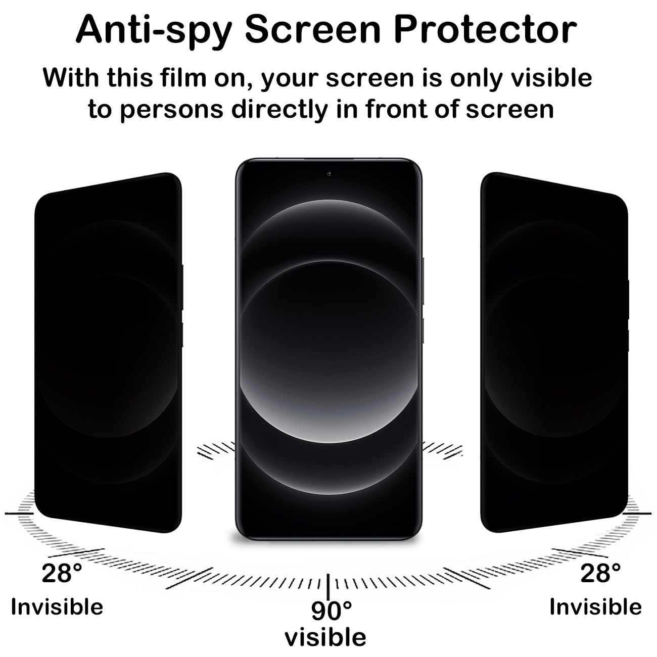 chejuza Privacy Pellicola Protettiva per Xiaomi 14 Ultra [2 Pezzi],Durezza 9H,Copertura Completa Anti Spy in Vetro Temperato,HD Protezione Schermo Protezione