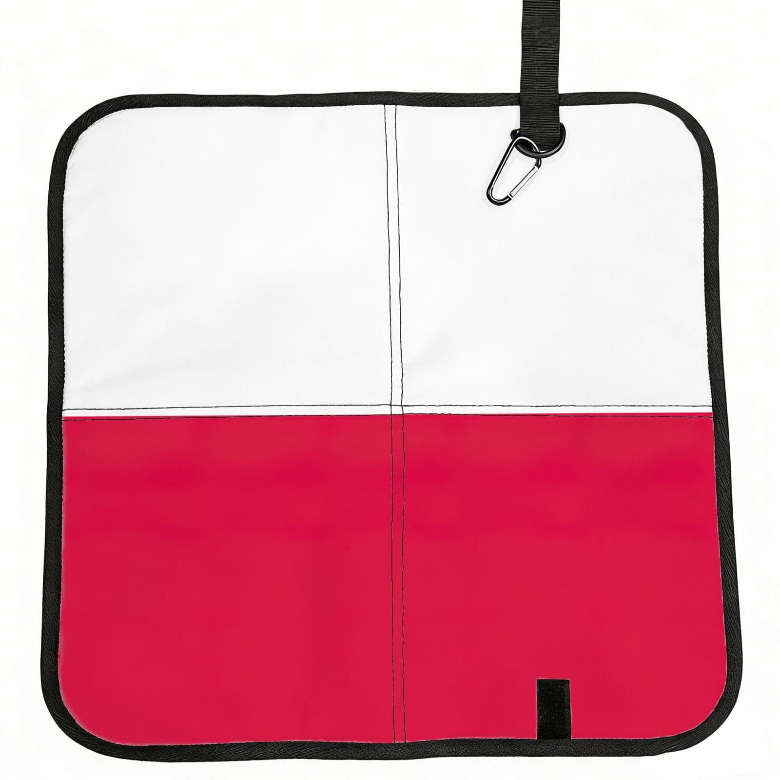 bghdfa Polish Flag Print Outdoor Sitting Mat Waterproof Oxford Cloth Seat Cushion Folding Foam Camping Seat For Picnic