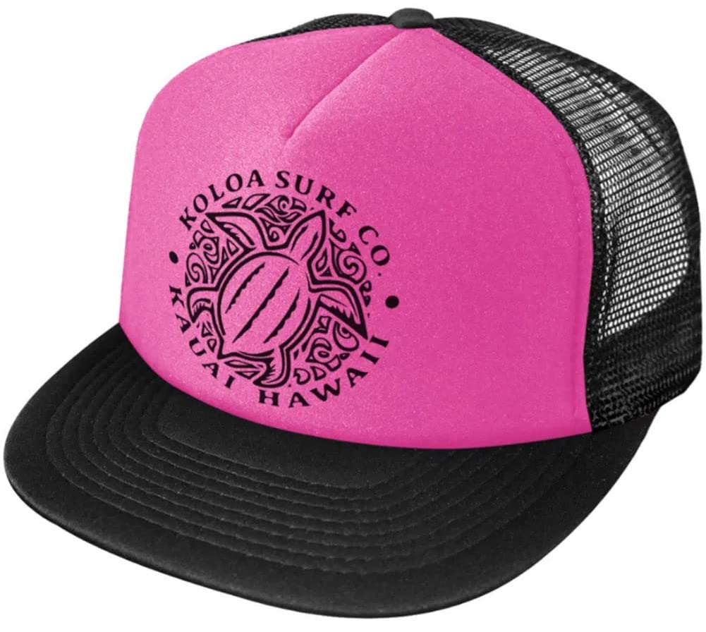 Joe's USAKoloa Surf Hawaiian Turtle Honu Poly-Foam Mesh Snapback High Profile Trucker Hat