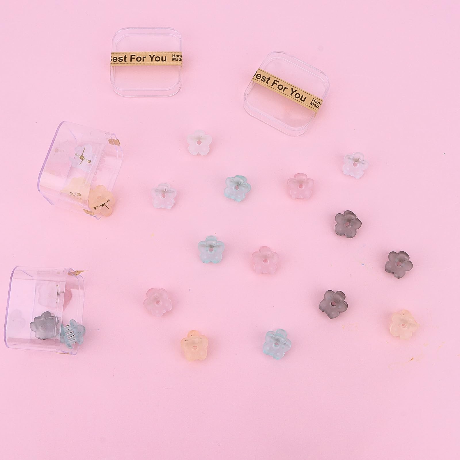 Mini Flower Hair Clips - Cute Girls Hair Accessories -7