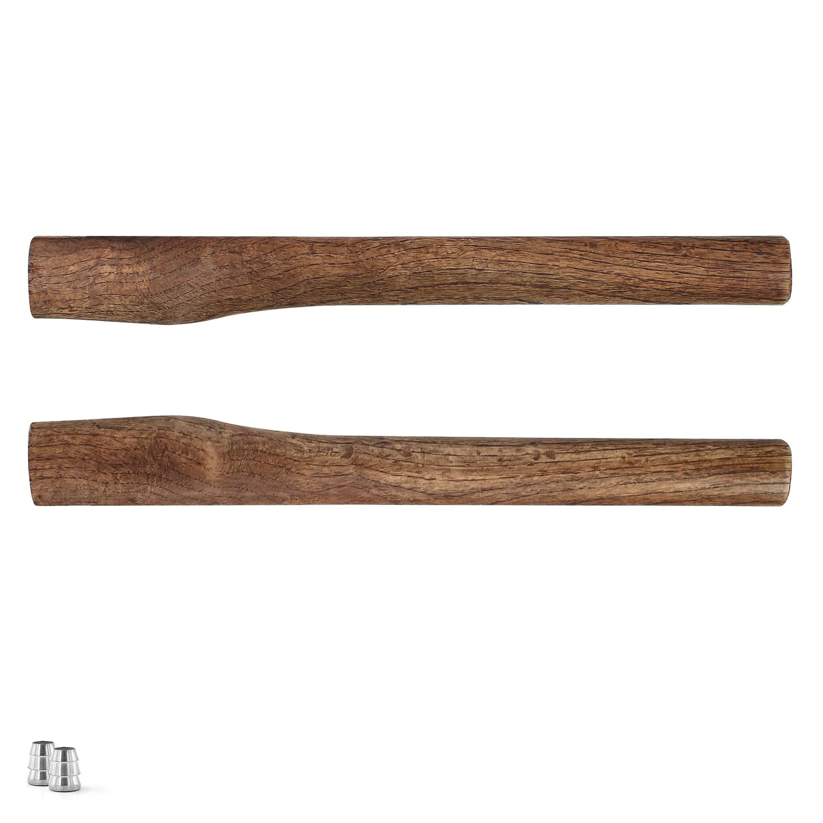 2 Pack 16.5" Beech Wood Axe Handles for Throwing Axes, Axe Handle Replacement