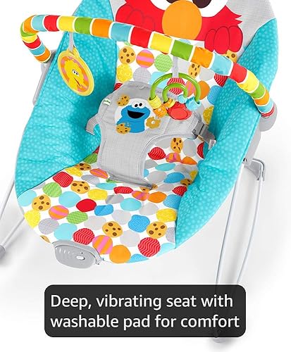 Amazon.com : Bright Starts Sesame Street Baby Bouncer Soothing
