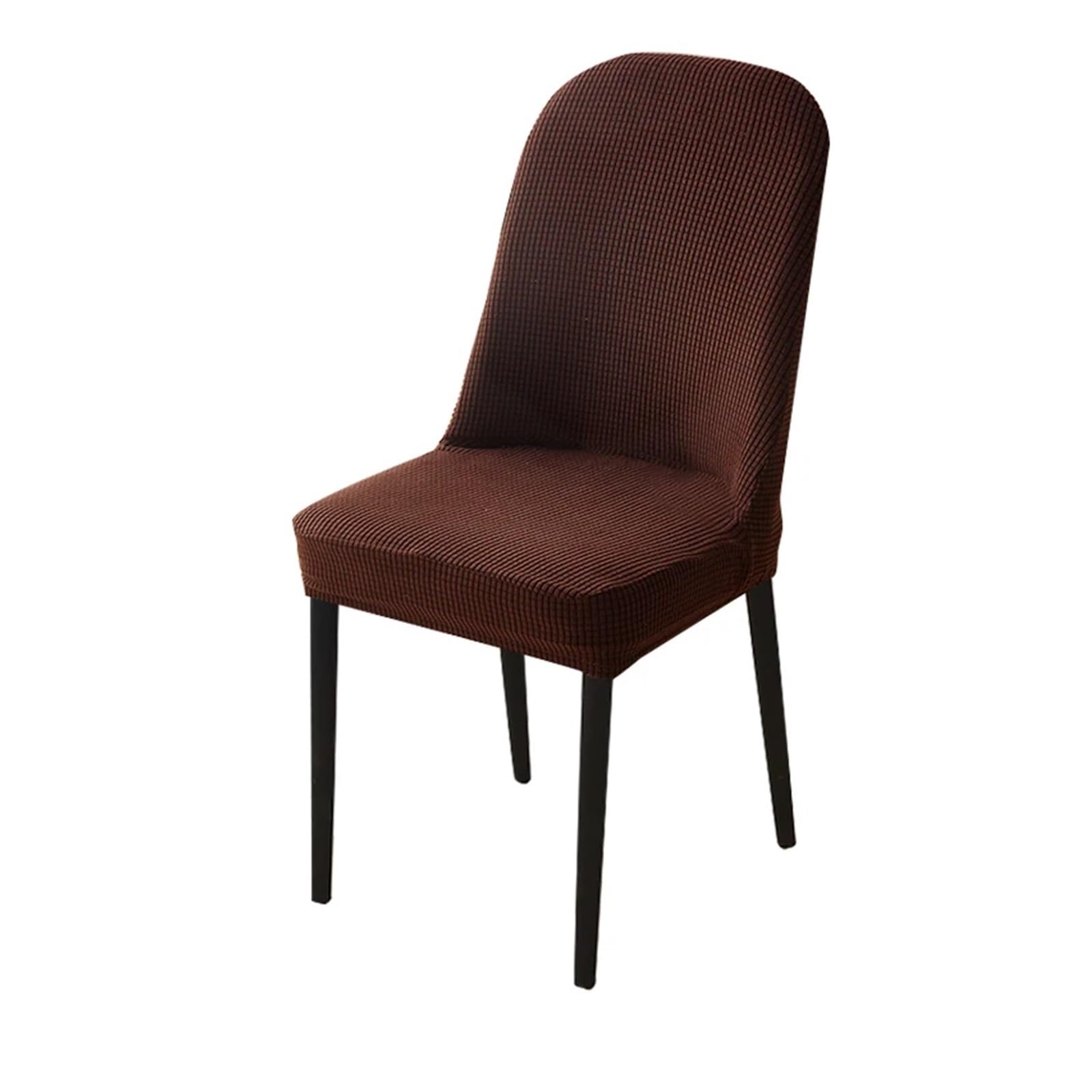 CIOPLJHKL Jacquard Curved Dining Chair Cover Spandex Elastic Seat Stretch Covers For Hotel Banquet Restaurant Kitchen Wedding for Hotel, Banquet(Color 6)