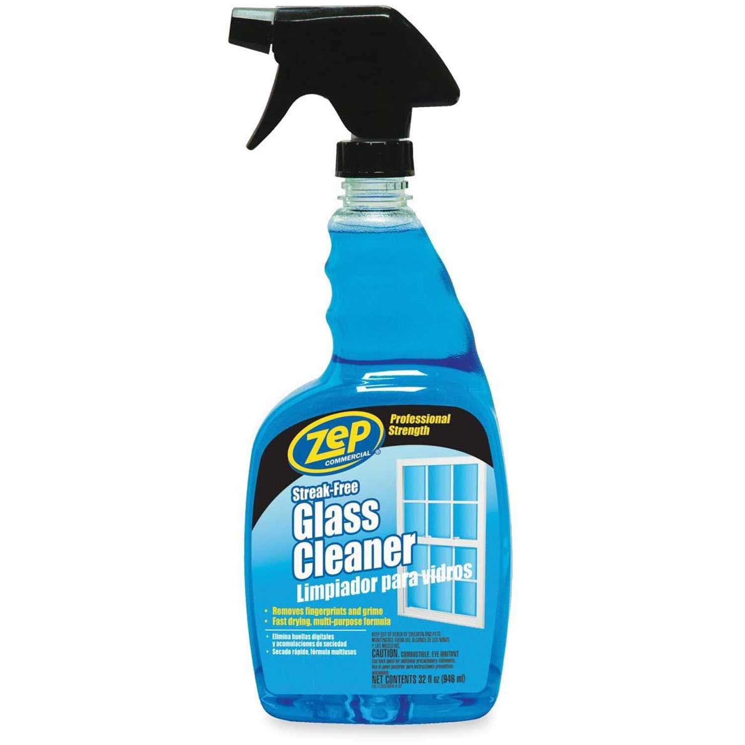 CLEANER,GLASS,ZEP,32OZ.