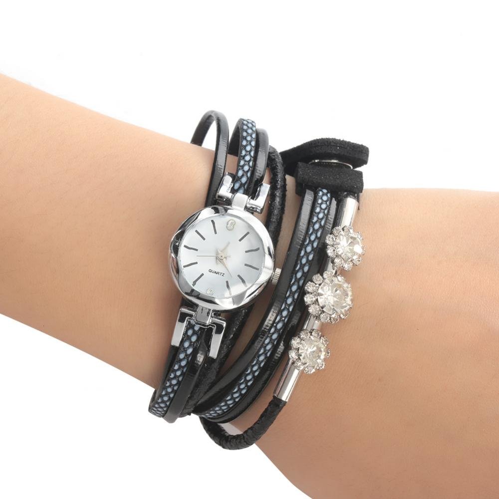 Risparmia alla grande su Orologi Di Marca Orologio Da Polso Al Quarzo Da Donna Quadrante 3 Numeri Grandi Colorati Cinturino In Caucciù Stile Casual